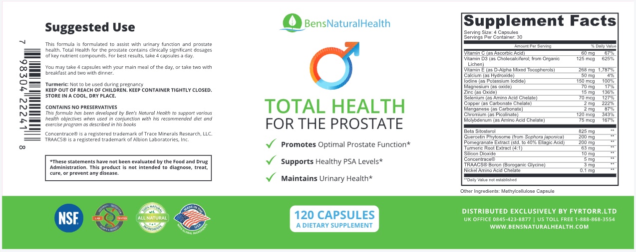 Total Health for the Prostate