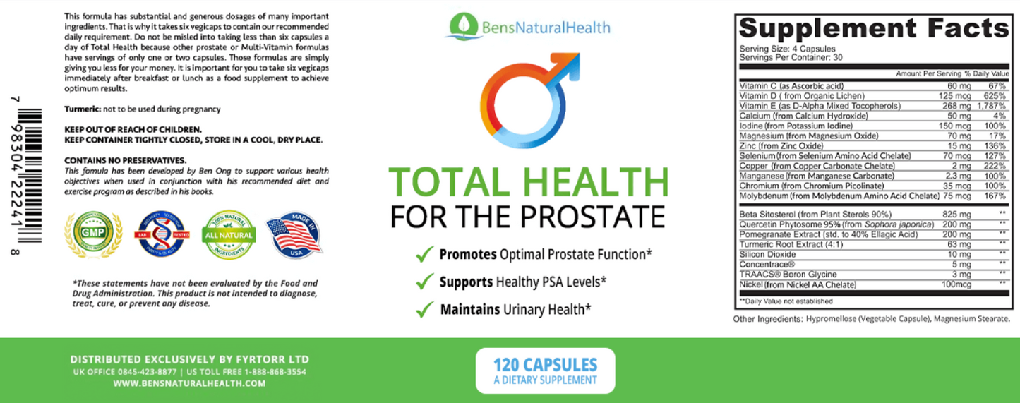 Total Health for the Prostate